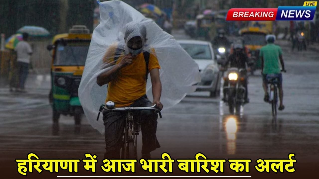 Heavy rain alert in Haryana today