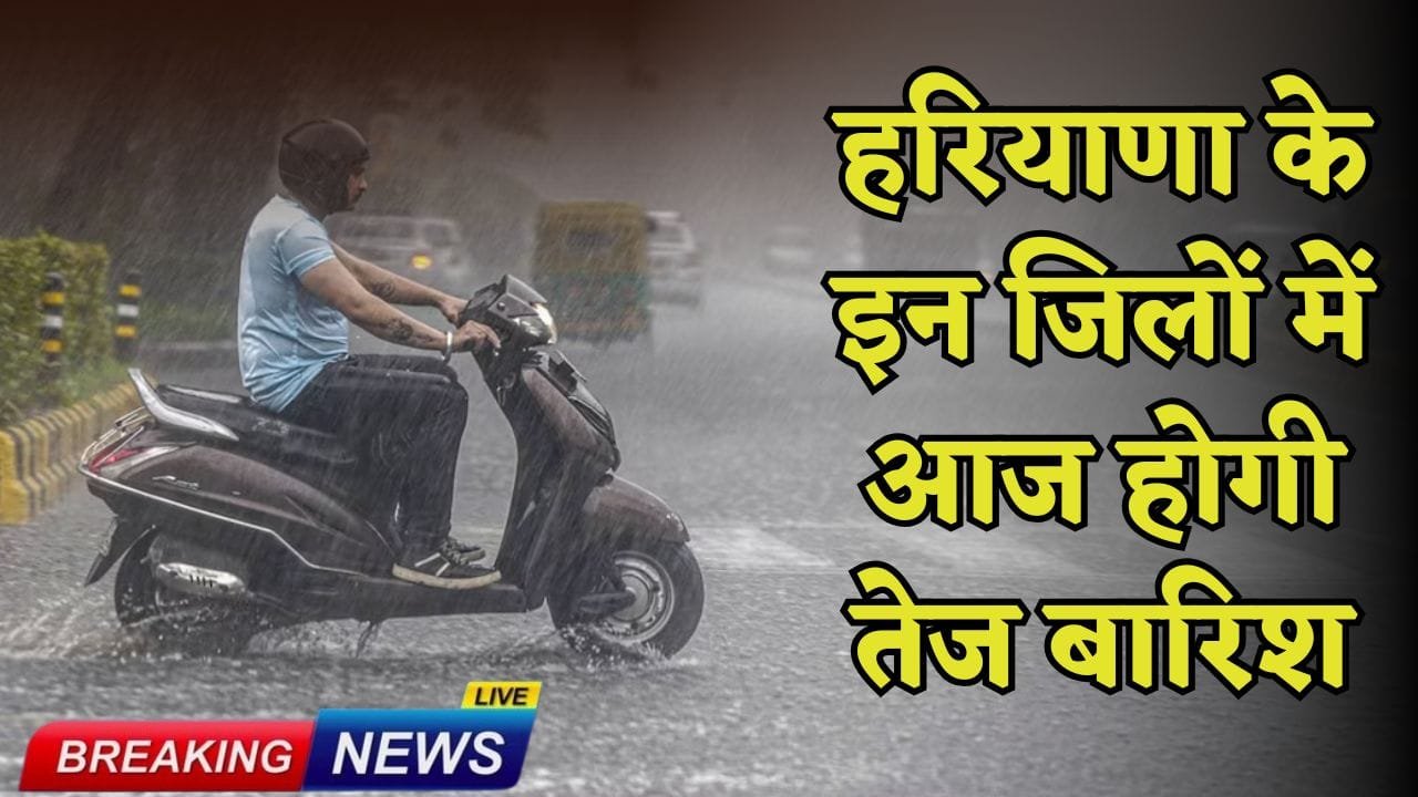 There will be heavy rain in these districts of Haryana today