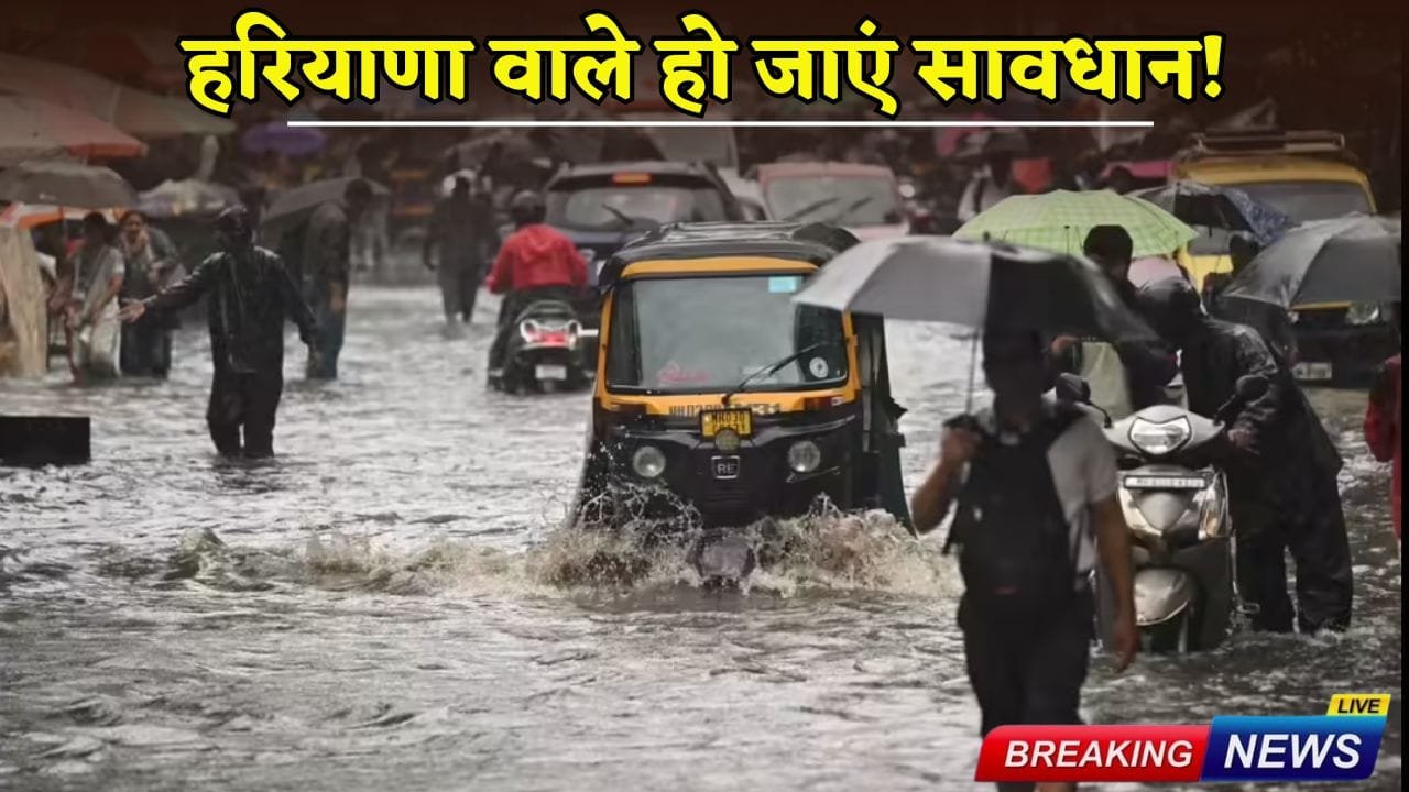 There will be heavy rain in Haryana in the next three hours